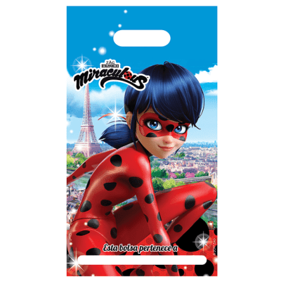 BOLSAS PARA DULCES LADYBUG 6 UND