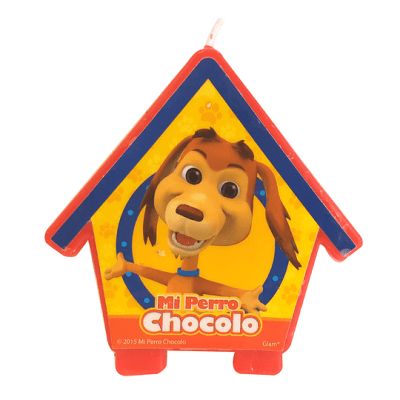 VELA 2 D PERRO CHOCOLO 1 UND