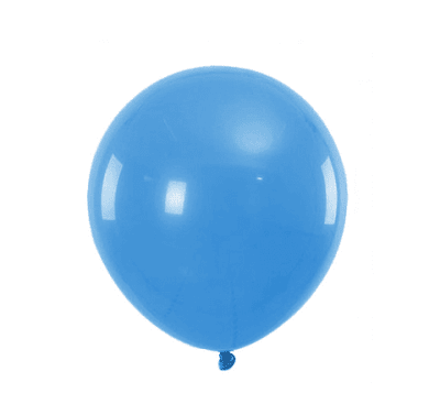 GLOBO LATEX R12 25 UND AZUL CLARO