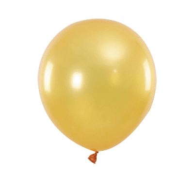 GLOBO ORO X 25 UND 30 CM