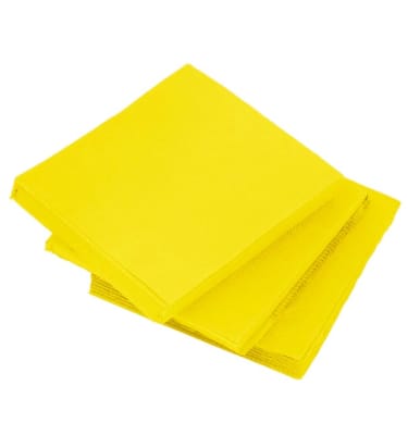SET SERVILLETA AMARILLA 12 UND