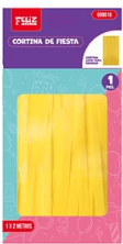 CORTINA COLOR AMARILLO 1 X 2 M