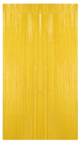 CORTINA COLOR AMARILLO 1 X 2 M