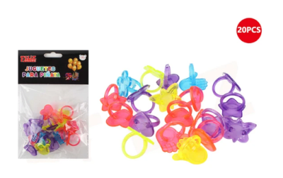 JUGUETE PARA PIÑATA ANILLOS 10 UND