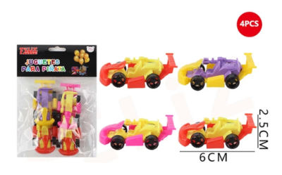JUGUETE PARA PIÑATA AUTO CARRERA 4 UND