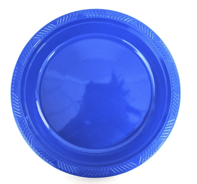 SET PLATOS AZULES 10 UND