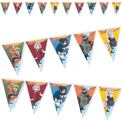 BANNER BANDERÍN NARUTO X 10