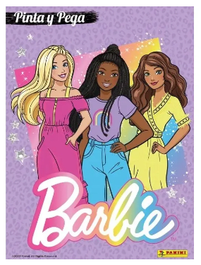 PINTA Y PEGA BARBIE N.42