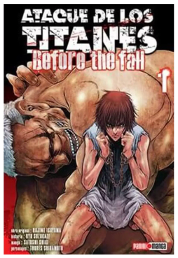 ATAQUE DE LOS TITANES BEFORE THE FALL 1