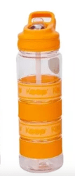 BOTELLA BIG BANDS KEEP 750 ML NARANJO