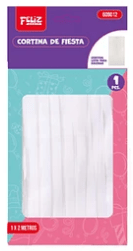 CORTINA COLOR BLANCO 1 X 2 M