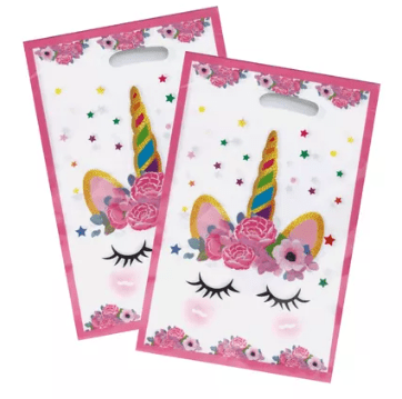 BOLSA PARA DULCES UNICORNIO 10 UND