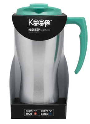 MUG CAJA KEEP 470 ML TURQUESA