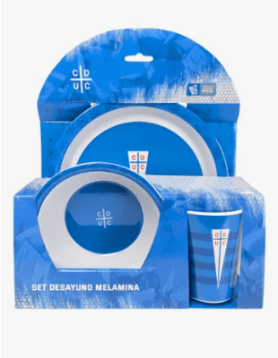 SET DESAYUNO MELAMINA UNIVERSIDAD CATOLICA