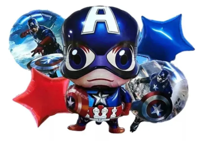 SET GLOBO FOIL AVENGERS 5 UND