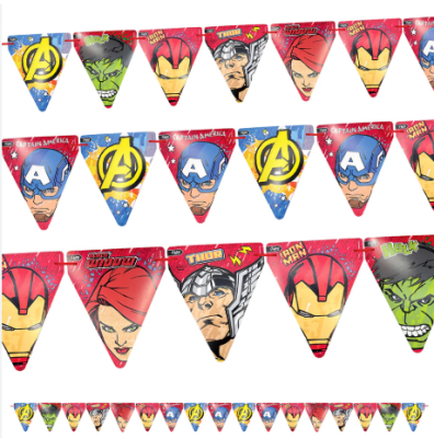 BANDERIN AVENGERS 1 UND MEDIDA 3 MT