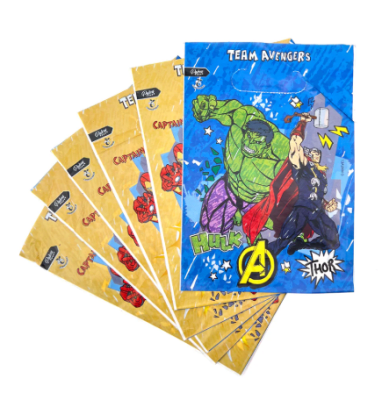 SET 6 BOLSAS PARA DULCES AVENGERS