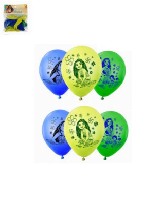 SET GLOBOS LATEX MOANA 12 UND