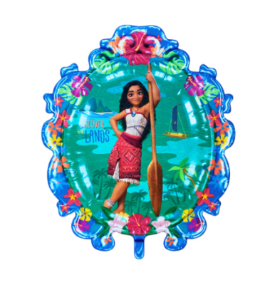GLOBO ALUMINIO CON FORMA MOANA 1 UND
