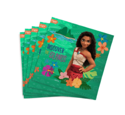 SET SERVILLETAS MOANA 12 UND