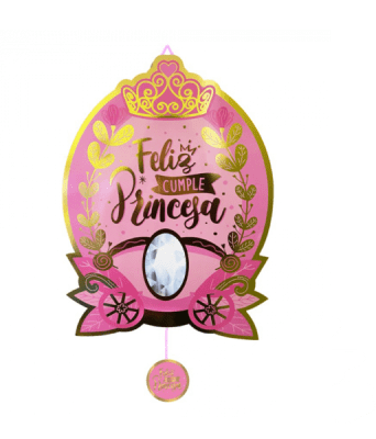 PIÑATA PRINCESA FELIZ CUMPLE