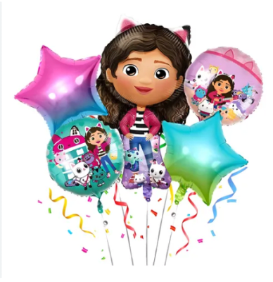 SET GLOGOS 5 PCS CASA DE GABBY