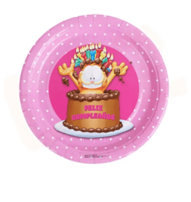 SET PLATO GARFIELD 6 UND (18CM)