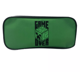 ESTUCHE SATIN DOBLE CIERRE MINECRAFT