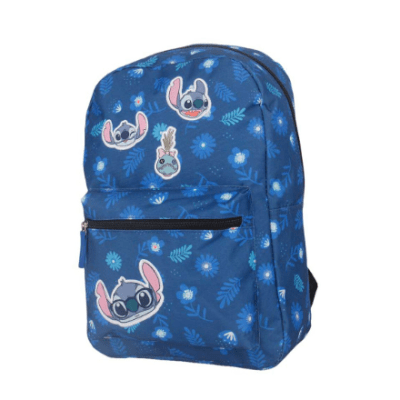 MOCHILA JUVENIL STITCH PARCHES