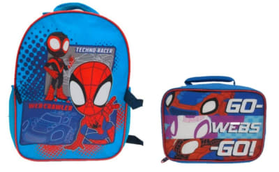 MOCHILA CON LONCHERA SPIDEY Y SUS AMIGOS