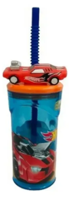 TOMA JUGO FIGURA HOT WHEELS