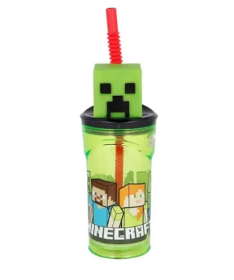VASO TOMA JUGO MINECRAFT 1 UND