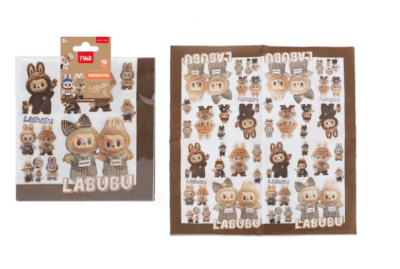 SERVILLETAS 16 UND LABUBU