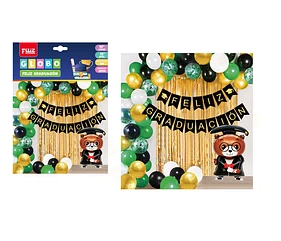 SET DE DECORACIÓN DE GLOBOS GRADUACIÓN VERDE