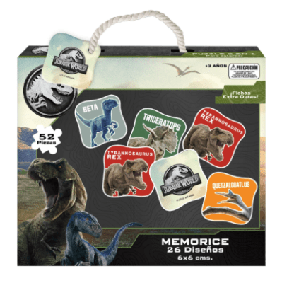 MEMORICE 52 PCS JURASSIC