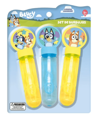 SET 3 BURBUJAS BLUEY