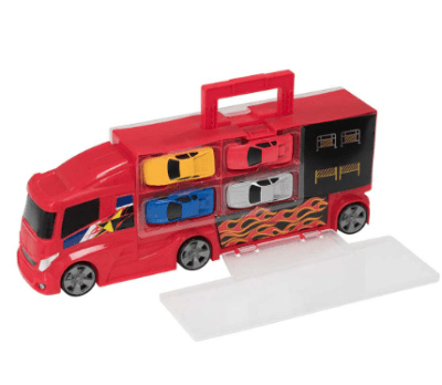 CAMION TRANSPORTADOR + 4 AUTOS TEAMSTERZ