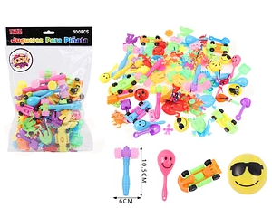 JUGUETES PARA PIÑATA 100 PCS