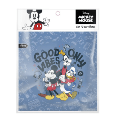 SERVILLETA MICKEY 12 UND