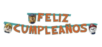 GUIRNALDA FELIZ CUMPLEAÑOS PAW PATROL 1UN