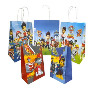 SET BOLSA DE PAPEL PAW PATROL 12 UND