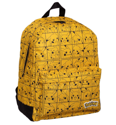 MOCHILA JUVENIL POKEMON (AMARILLO)