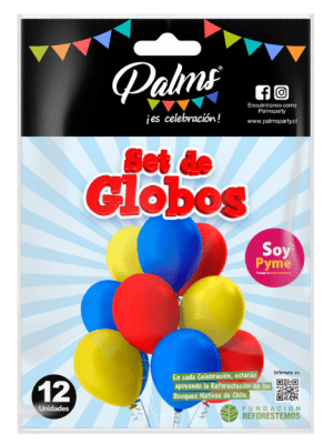SET 12 GLOBOS CIRCO