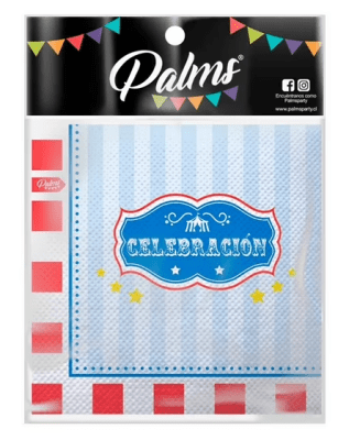 SET 12 SERVILLETAS CIRCO