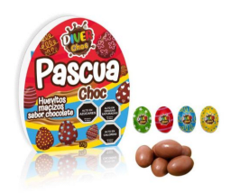 CAJA HUEVO DE CHOCOLATE 77 GRS