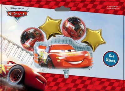 GLOBO FOIL CARS 5 PCS