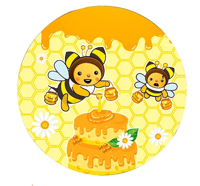 SET PLATO ABEJITA 6 PCS 18 CM