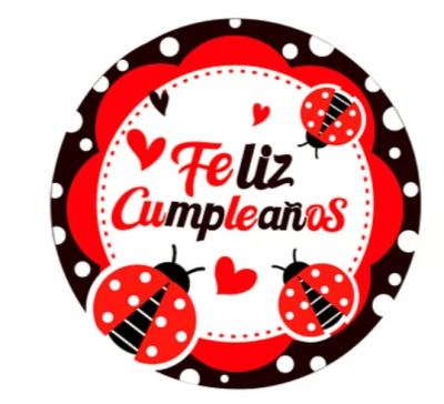 SET PLATO FELIZ CUMPLEAÑOS CHINITA 6 PCS 23 CM