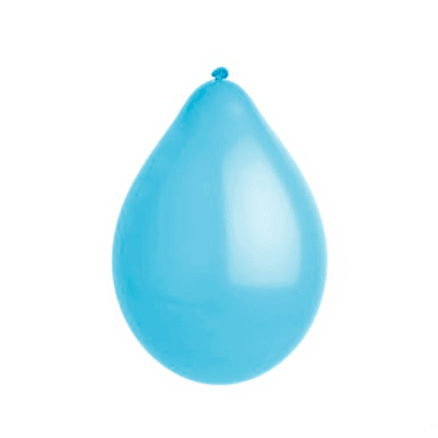 GLOBO LISO CELESTE R9 25 UND