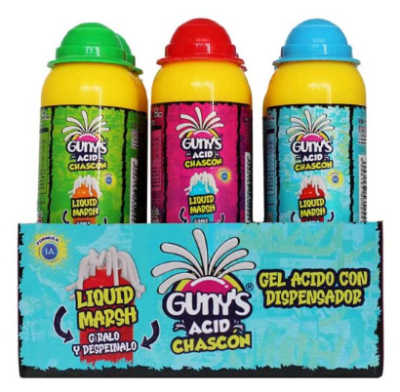 GUNYS ACID CHASCON 40 GR DISPLEY 9 UND